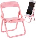 Creative foldable mini chair phone holder