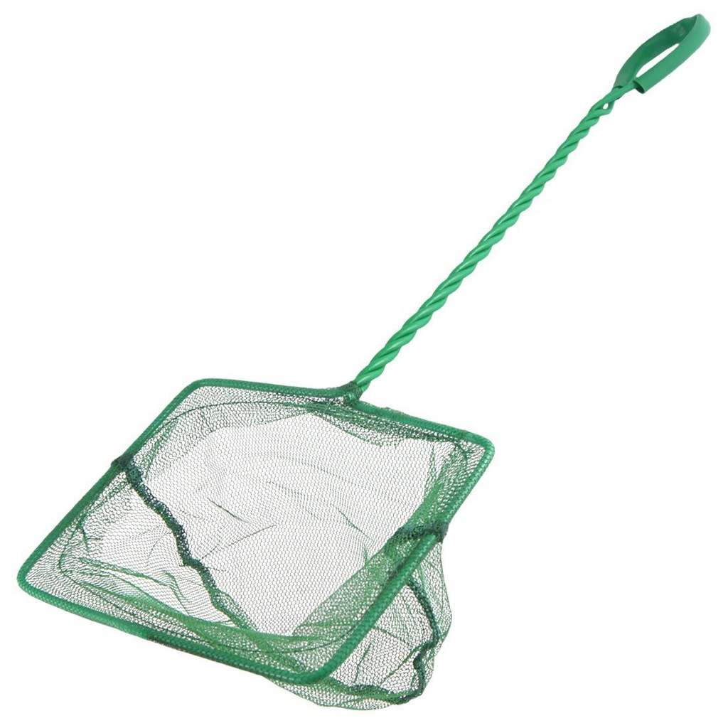 Accessories Fish Tank Fish Fishing Net Round Square Telescopic (4 [in], Blue)