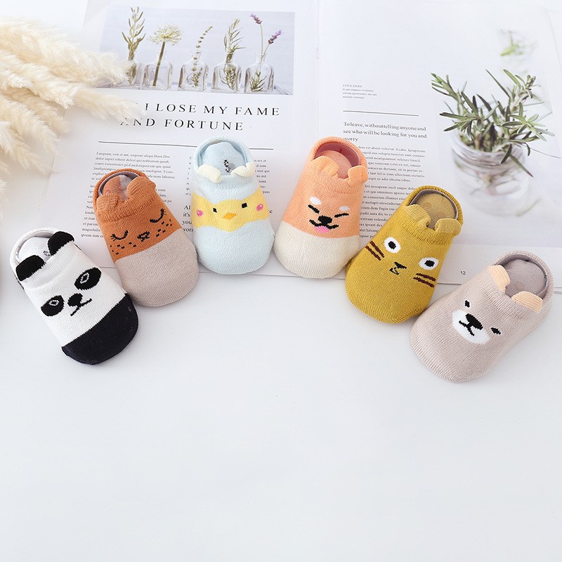 Newborn baby toddler anti-skid and anti-kick off cool socks (A)