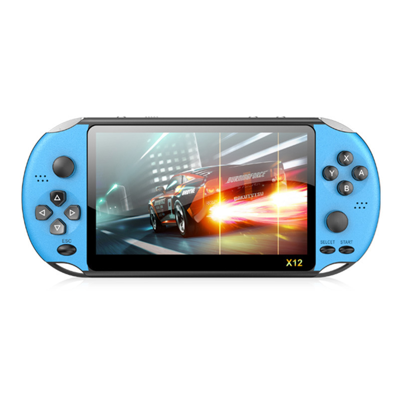 Retro Game Handheld Arcade Handheld Game Console (Blue)
