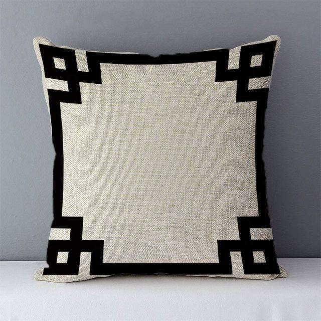 Geometric Abstract Home Decoration Printing Pillow Case (1)