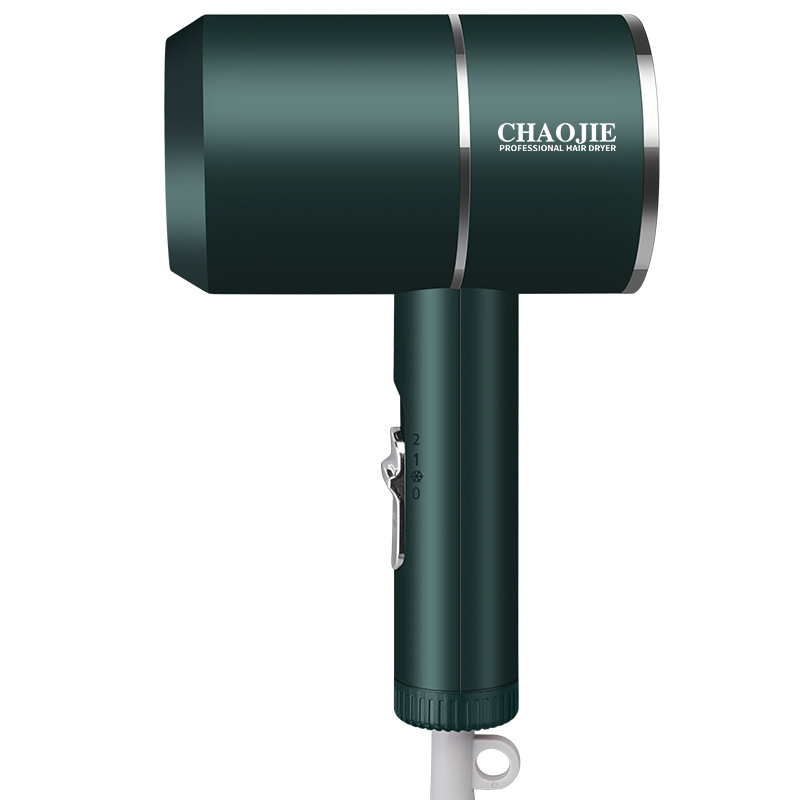 Hair Dryer Blow Household Electric Hairdressing Blow Adjustment Air Dryer Cold And Hot Air Blower (Green, UK - Standard)