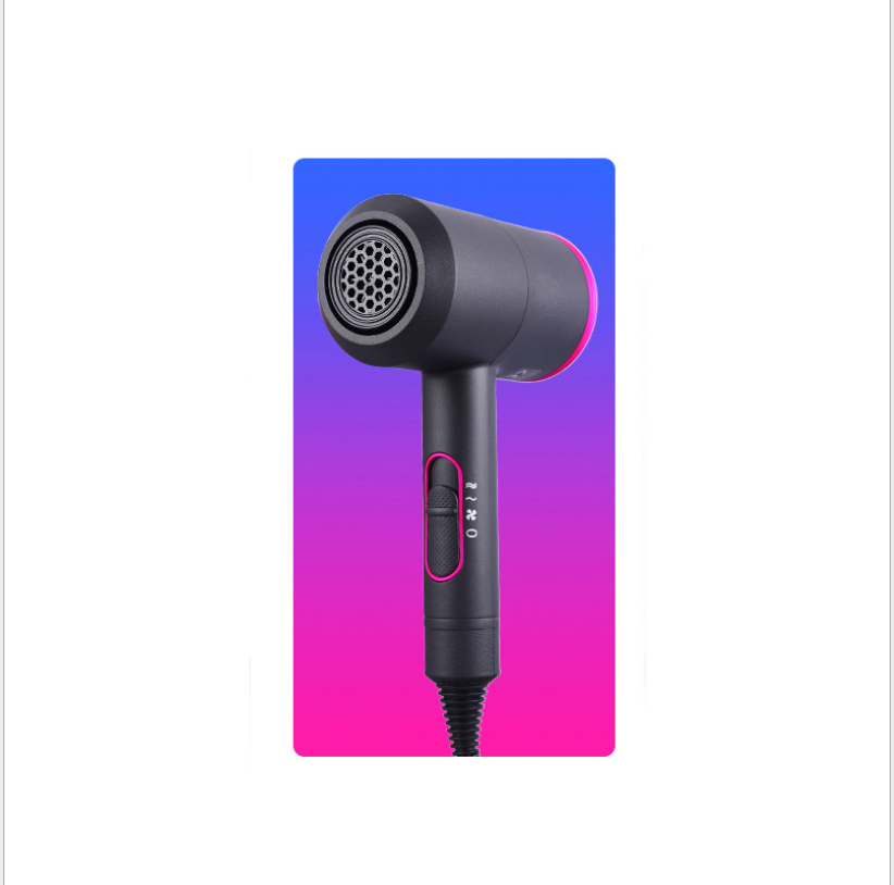 Hammer Hair Dryer (Black & Red, UK - Standard)