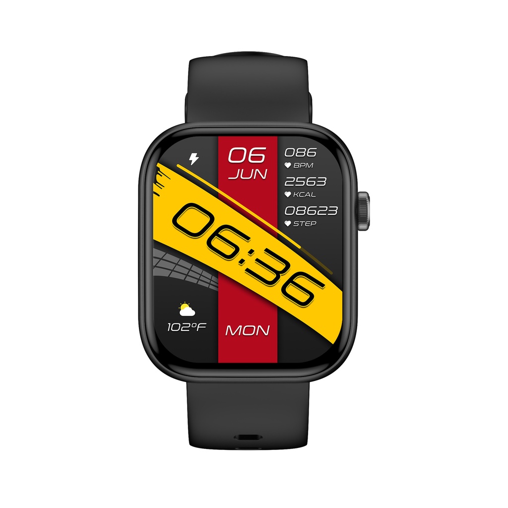 New Wireless Charger P89 Smart Watch Full Screen Touch Display Bluetooth Calling (Black Glue)