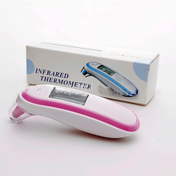 Baby Ear Temperature Thermometer Safety First (Pink)