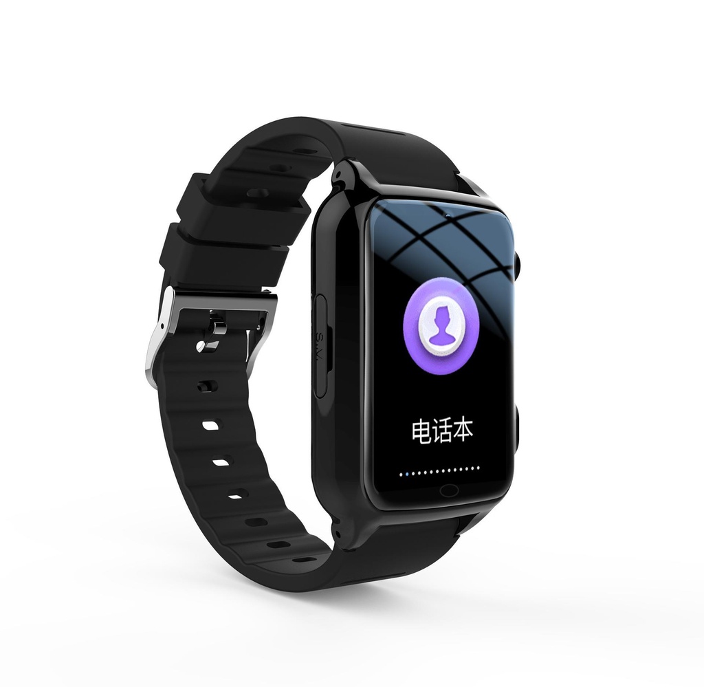 Elderly 4G All Netcom Smart Positioning Anti-Lost Watch (Black)