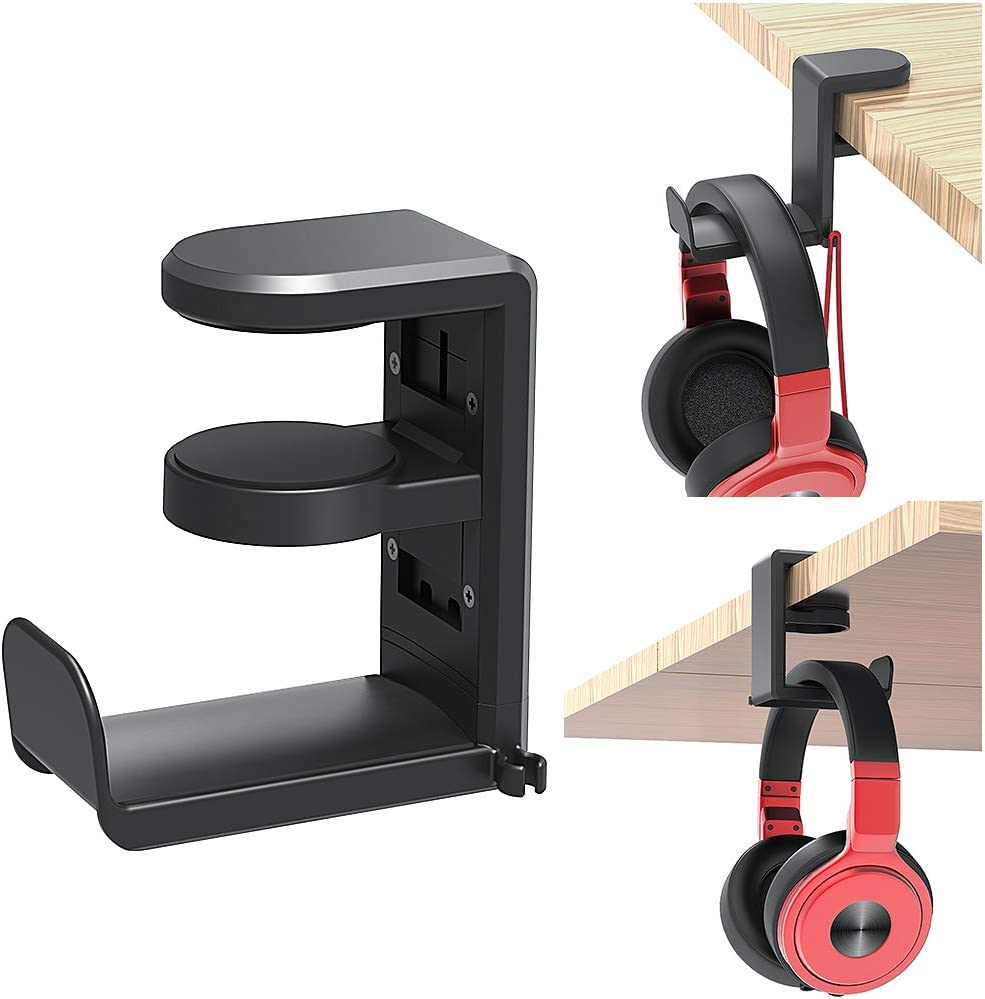 Computer Desk Storage Bracket Holder (Black)