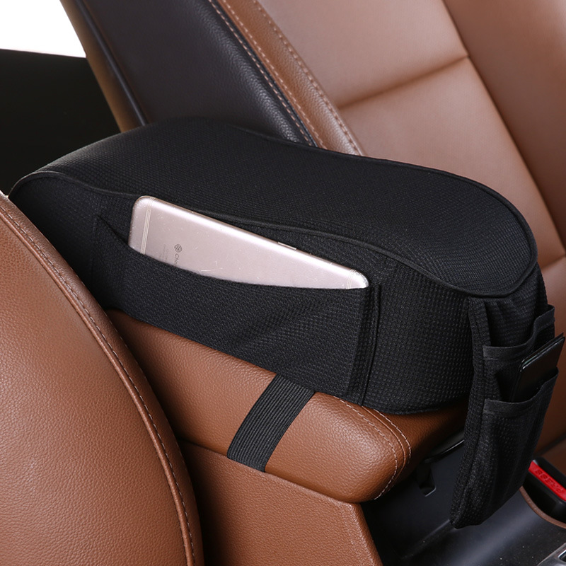 Car accessories armrest box pad (Black)