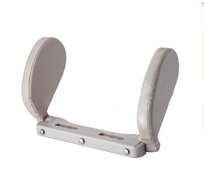 Car rear headrest car sleeping artifact child rear side side cervical pillow child safety seat headrest (Grey)