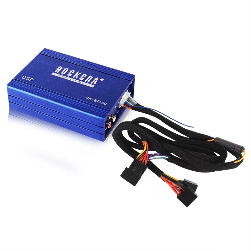 Car audio Amplifier 4-channel Four-Channel Dsp Audio Processor (Blue)