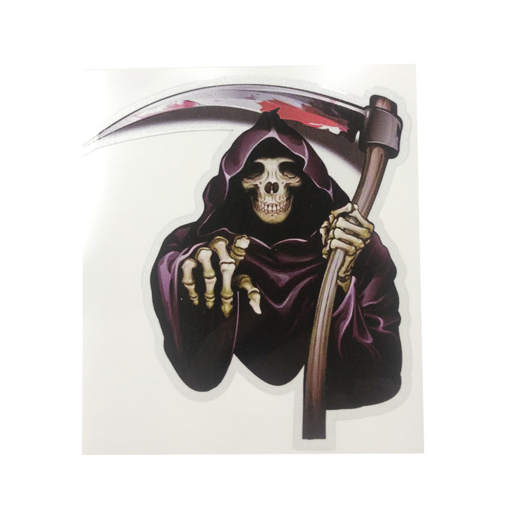 Fashion Personality Tide Sticker Skull Reflective (1 [pcs])