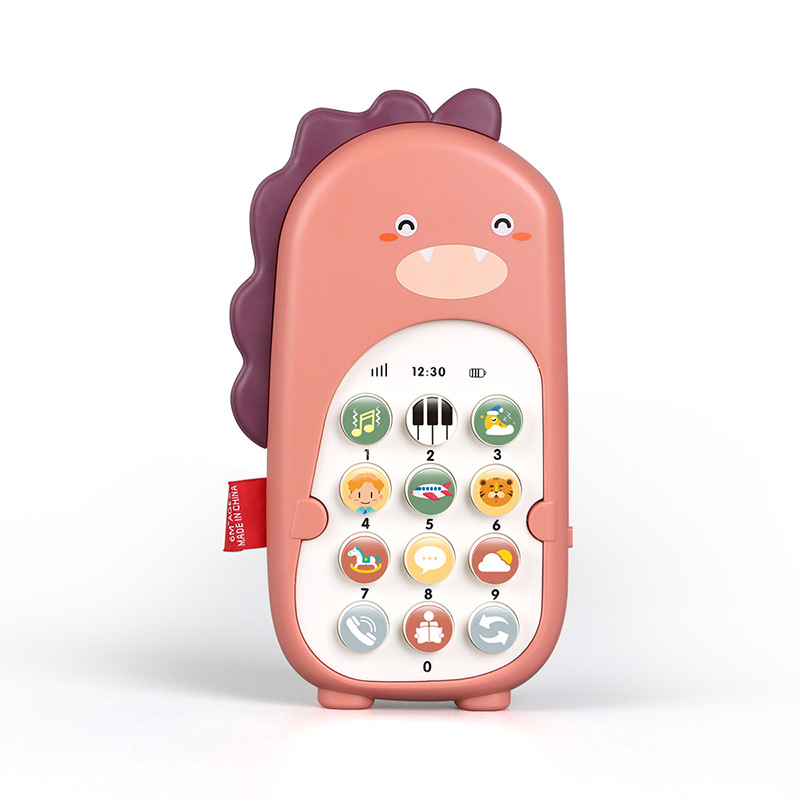 Early education simulation mobile phone (Pink)