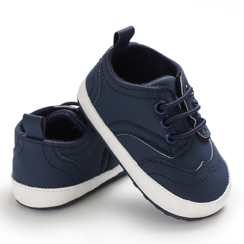 Soft Sole Baby Toddler Shoes (0 - 6 [months], Blue)
