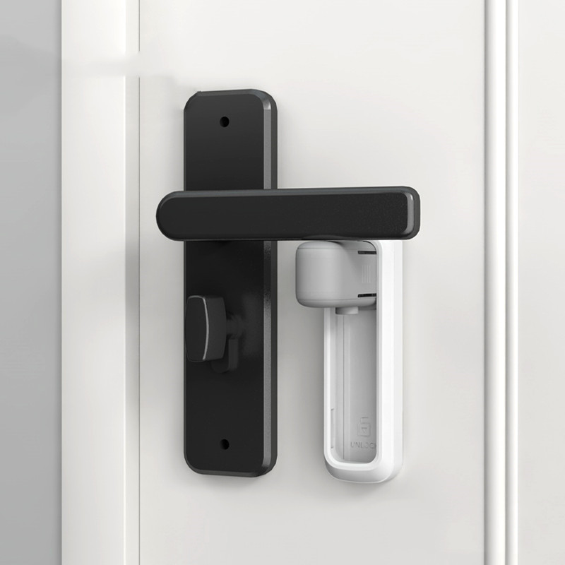 Child Safety Door Handle Lock (Grey, 1 [pcs])