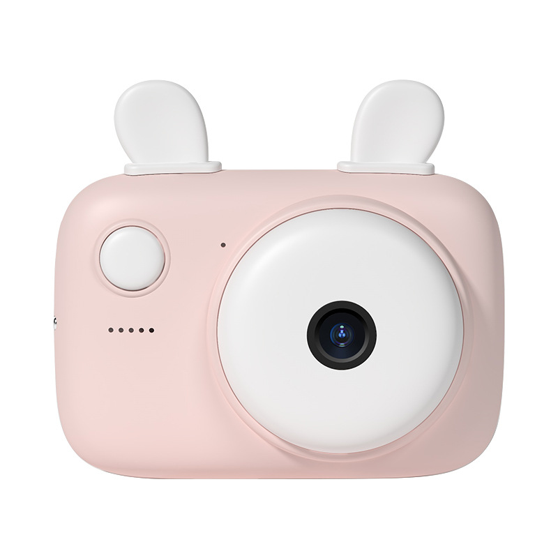 Children's Camera Macaron SLR 40 Million Pixel Educational Toys (Pink)
