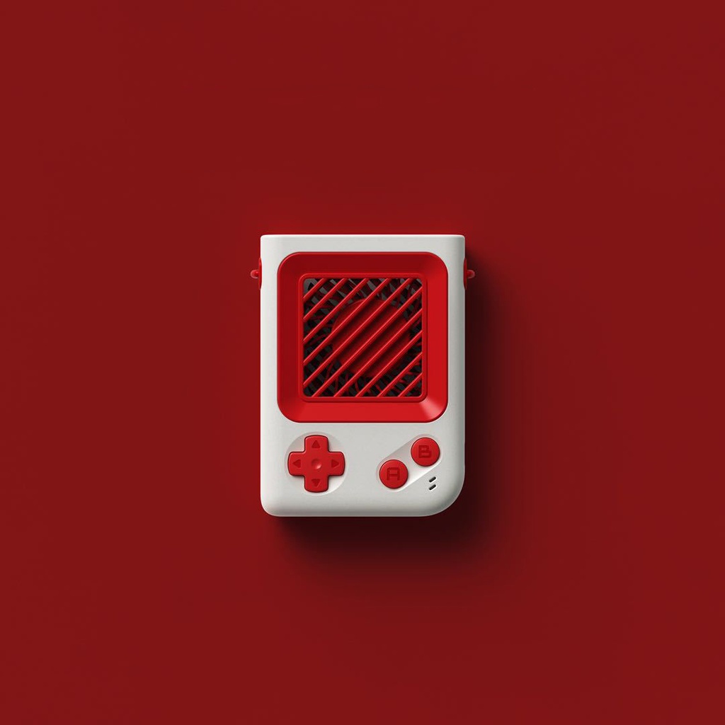 Creative Game Console Portable Handheld Mini Fan (A)