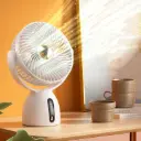 Desktop Fan with 4-Speed Circulating Airflow