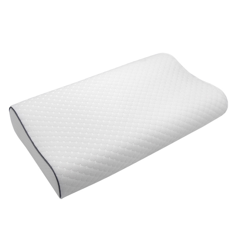 وسادة ميموري فوم من مادة تينسيل مع ارتداد بطيء (50x30x10 [cm], White)