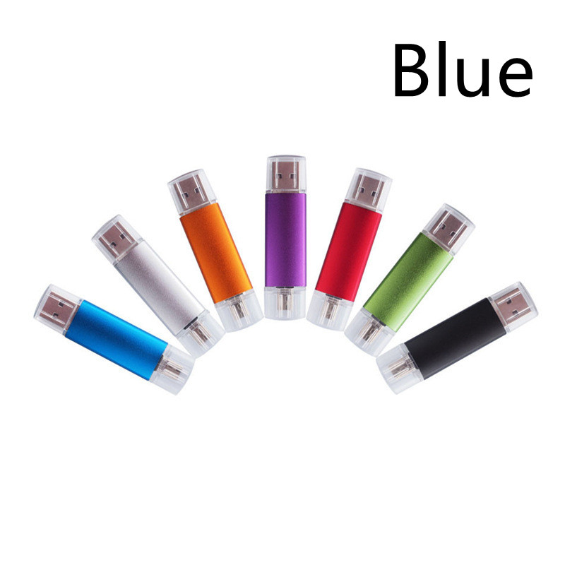 ذاكرة USB محمولة من سبائك الألمنيوم (Blue, 32 [gb])
