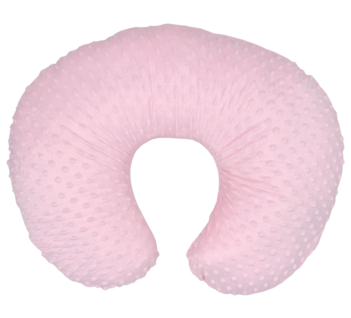 وسادة تمريض متعددة الوظائف للأطفال على شكل U مع غطاء وسادة ناعم (Pink)