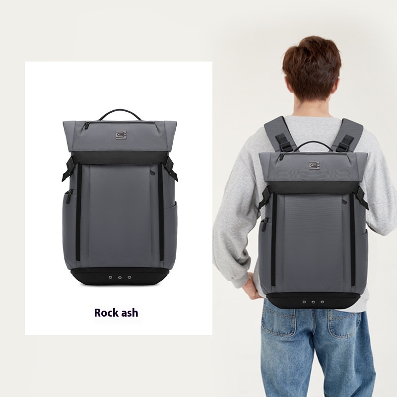 Men's Large Capacity Function Light Travel Backpack (Grey)
