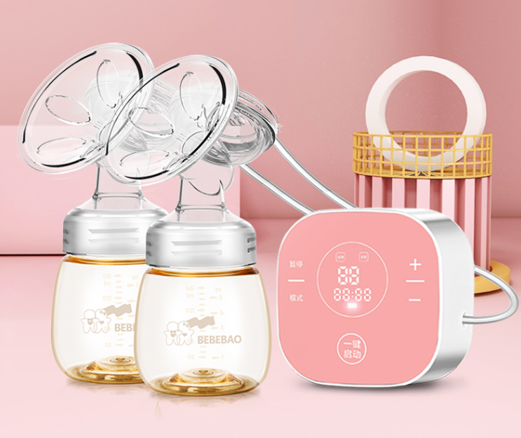 Electric breast pump (Pink)