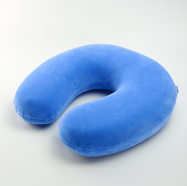 Comfortable U-Shape Travel Pillow (Blue)