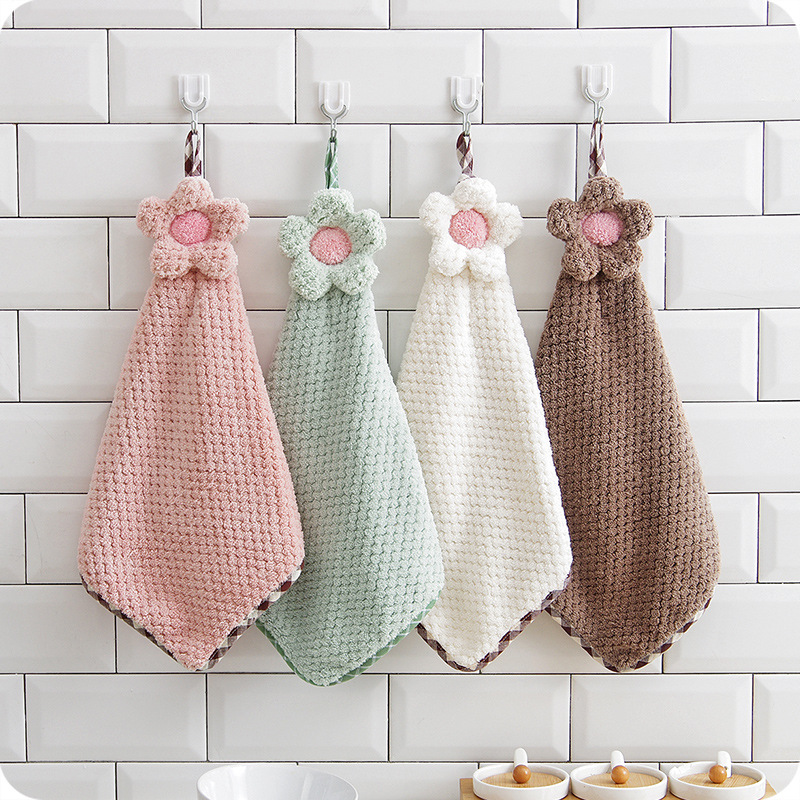 Hangable hand towel (1 [pcs] Random Color)