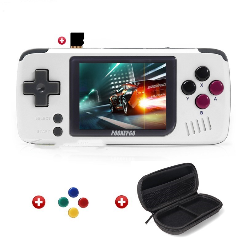 Console,PocketGo,Video Console Retro Handheld, 2.4inch (Pocketgo 32 [gb] & Bag)