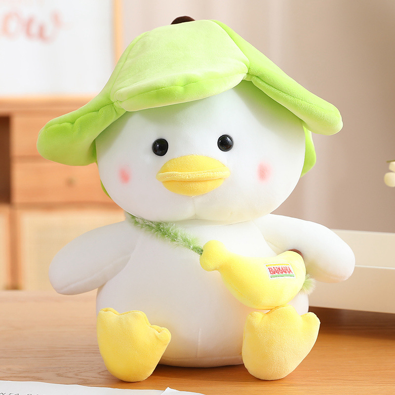 New Banana Duck Doll Duck Plush Toy (50 [cm], Green)