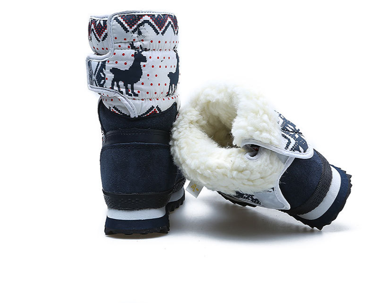 New winter warm in the tube Princess female baby cotton shoes thickening plus velvet waterproof non-slip girls children snow boots (28)