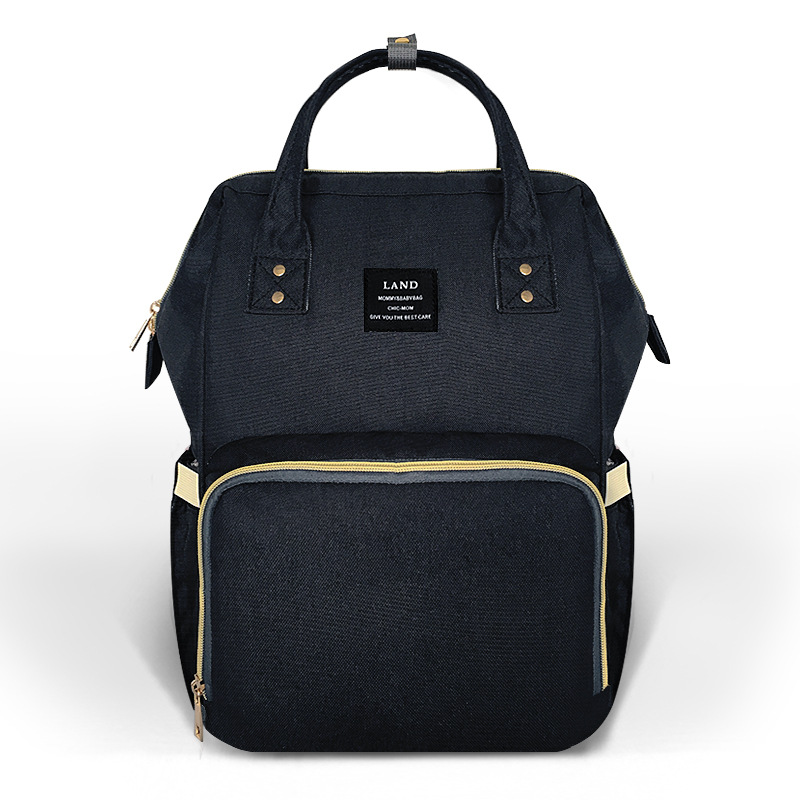 Designer Diaper Bag (Black)