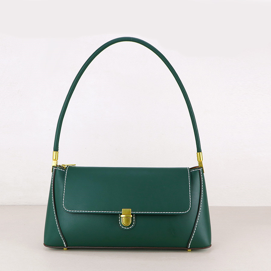 Handmade Baguette Bag – A Unique and Creative Gift (Dark Green, Finished Product)