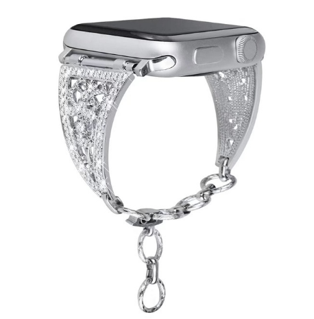 Apple Watch with Bracelet Strap in an Elegant and Modern Design (42 to 44 [mm], Silver)