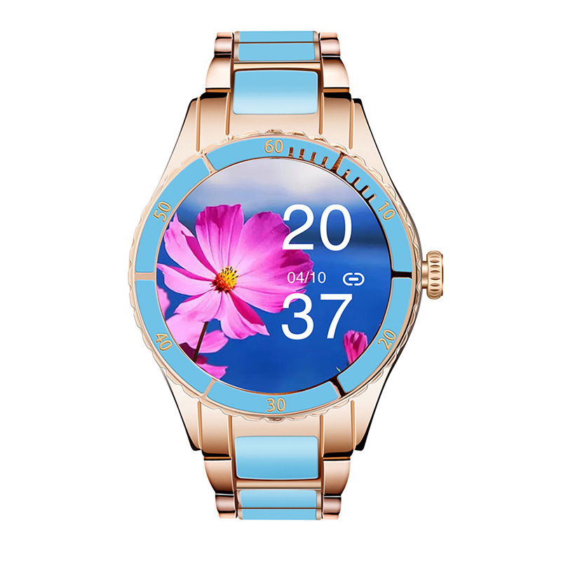 Women's Smartwatch with Bluetooth Calling, Music Player, and an Elegant & Modern Design (Blue)