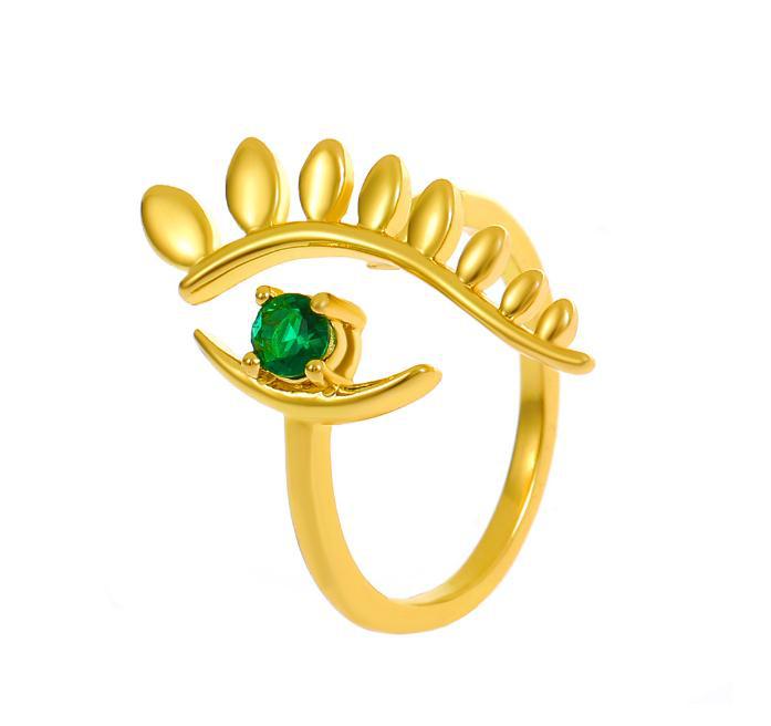 An elegant adjustable ring, perfect for adding a stylish touch to your look (Gold)