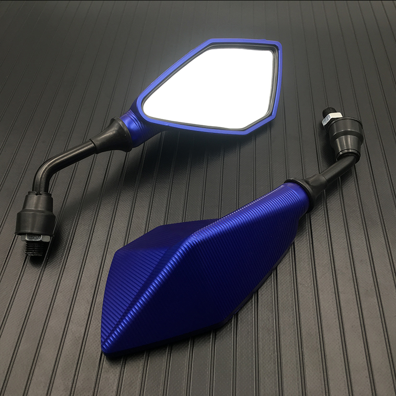 Stylish and Modern Design Bicycle Rearview Mirror (Blue)