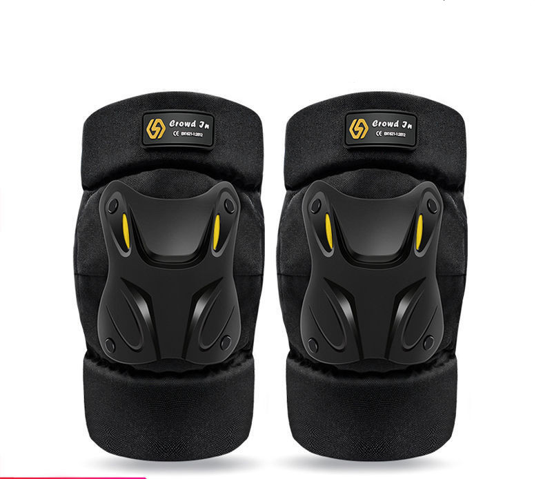 Motorcycle Knee and Elbow Guards – Comfortable, Shock-Absorbing, and Suitable for All Seasons and Outdoor Sports (Black Elbow Pads)