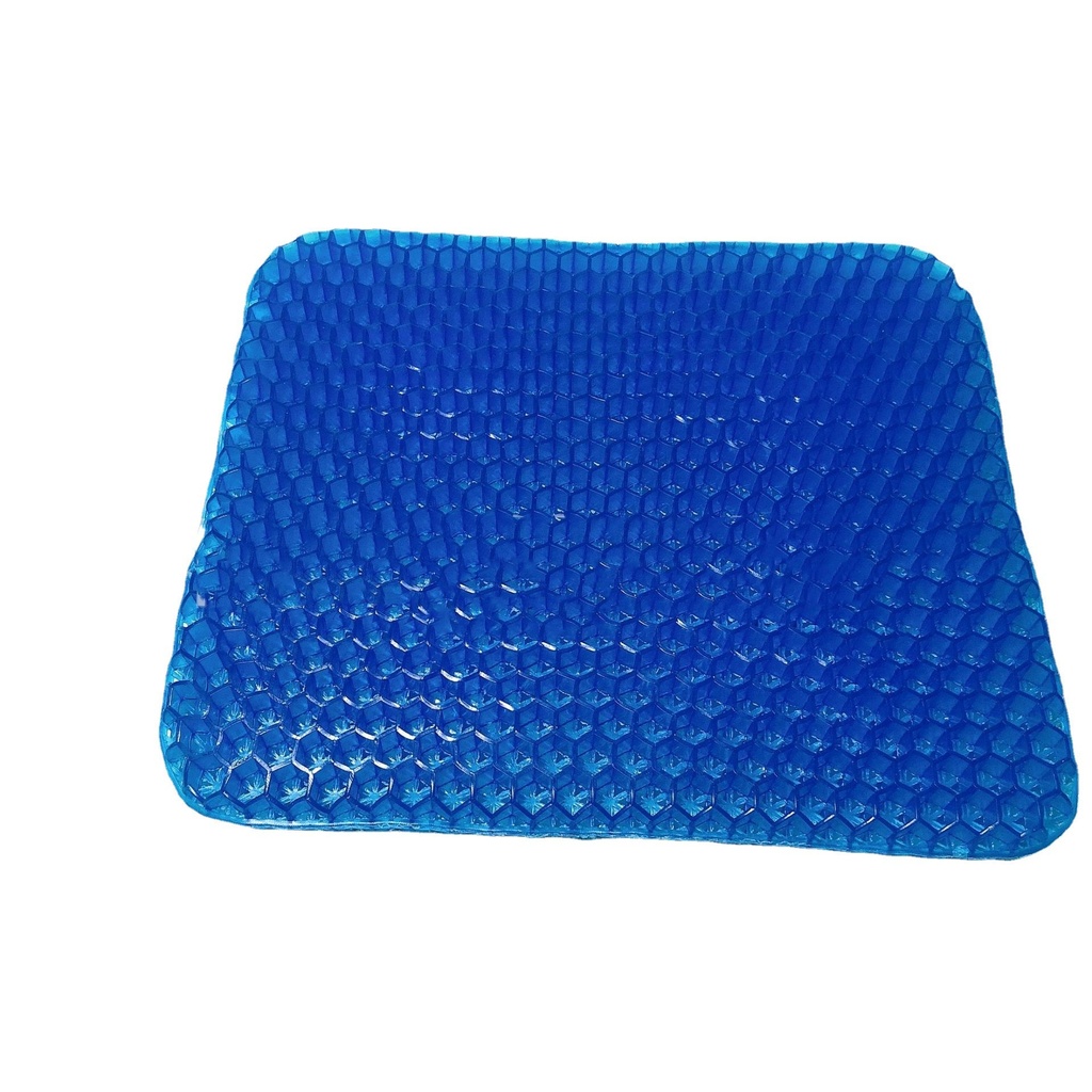 Summer gel seat cushion with a breathable honeycomb design for pressure relief and spinal pain relief, perfect for home, car, and office use (Square-shaped [300g])