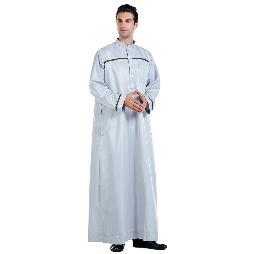 رداء رجالي عربي مسلم للتجارة الخارجية (M, Grey)