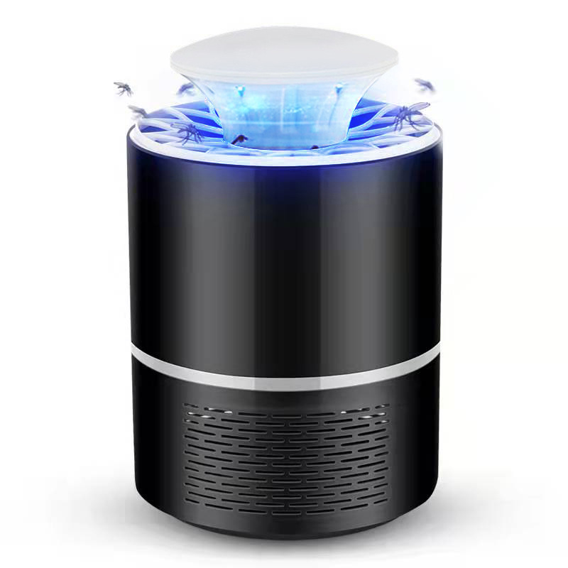 USB Photocatalyst Mosquito Trap – Electric LED Mosquito Killer Lamp for Home Use with a Sleek and Functional Design (Black, 2 [Lamps], 1 [pcs])
