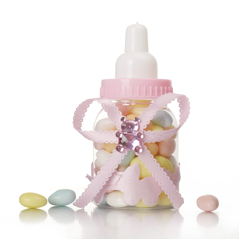 Little Bear Bow Baby Full Moon Small Bottle (Pink)