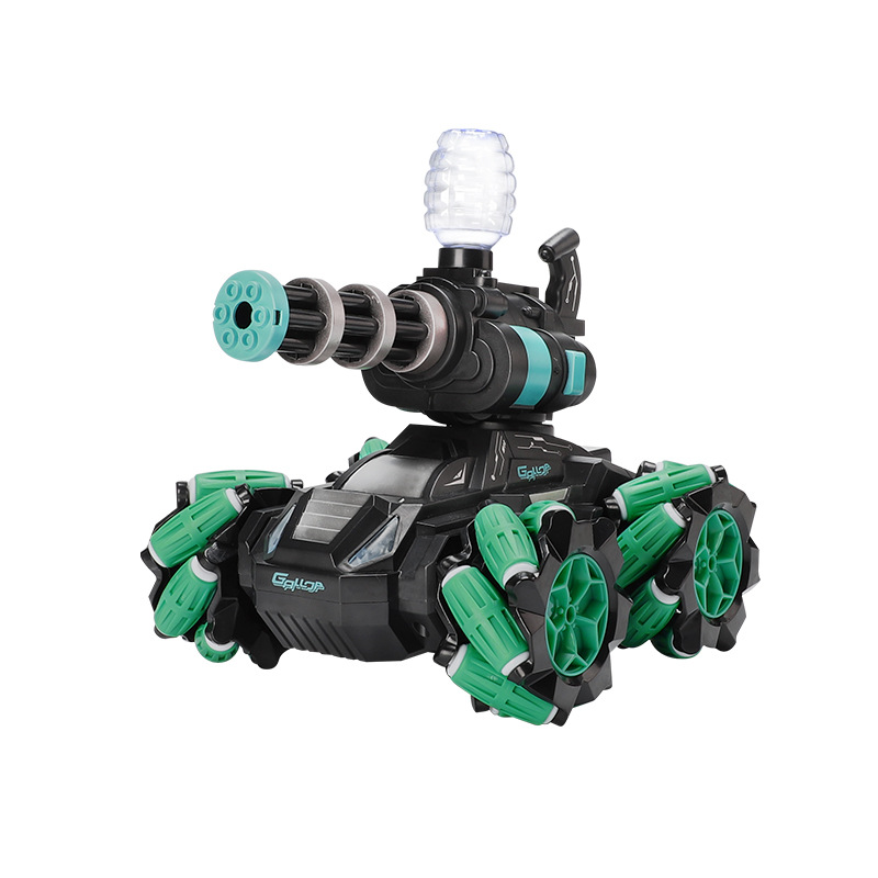 Gesture Sensing Handle Remote Control Spray Music Light Tank (Green)