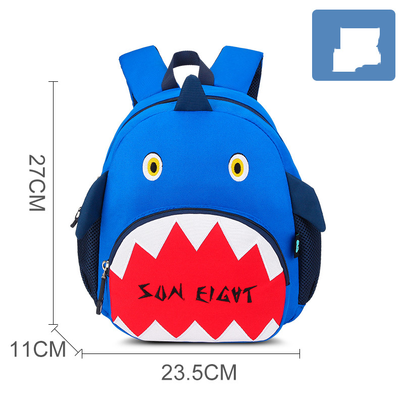Cute Cartoon Shoulders Baby Lightweight Backpack Elementary School Schoolbag (1)