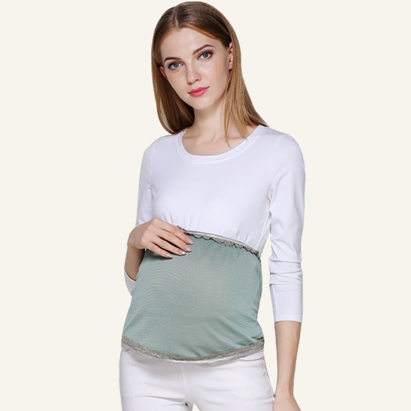 Double-layer Pregnant Women Radiation-proof Clothes Apron (L, Blue - Double Layer)