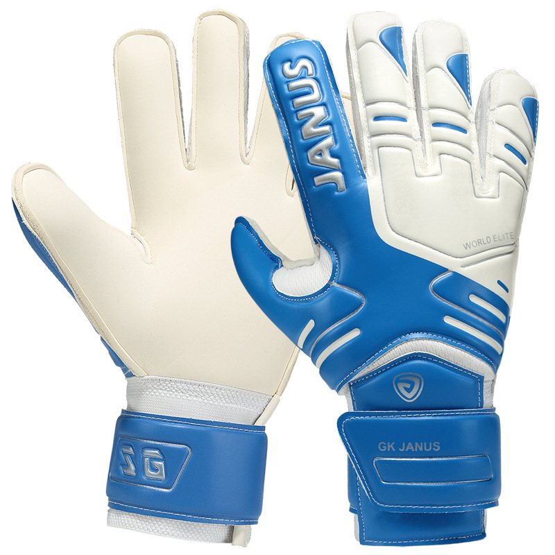 Football Goalkeeper Gloves (5, Blue)
