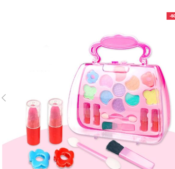 Children And Girls Jewelry Cosmetics Dressing Toys (Pink)