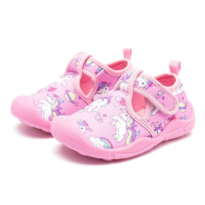 Breathable Casual Toe-Protecting Shoes for Boys (26, Pink)
