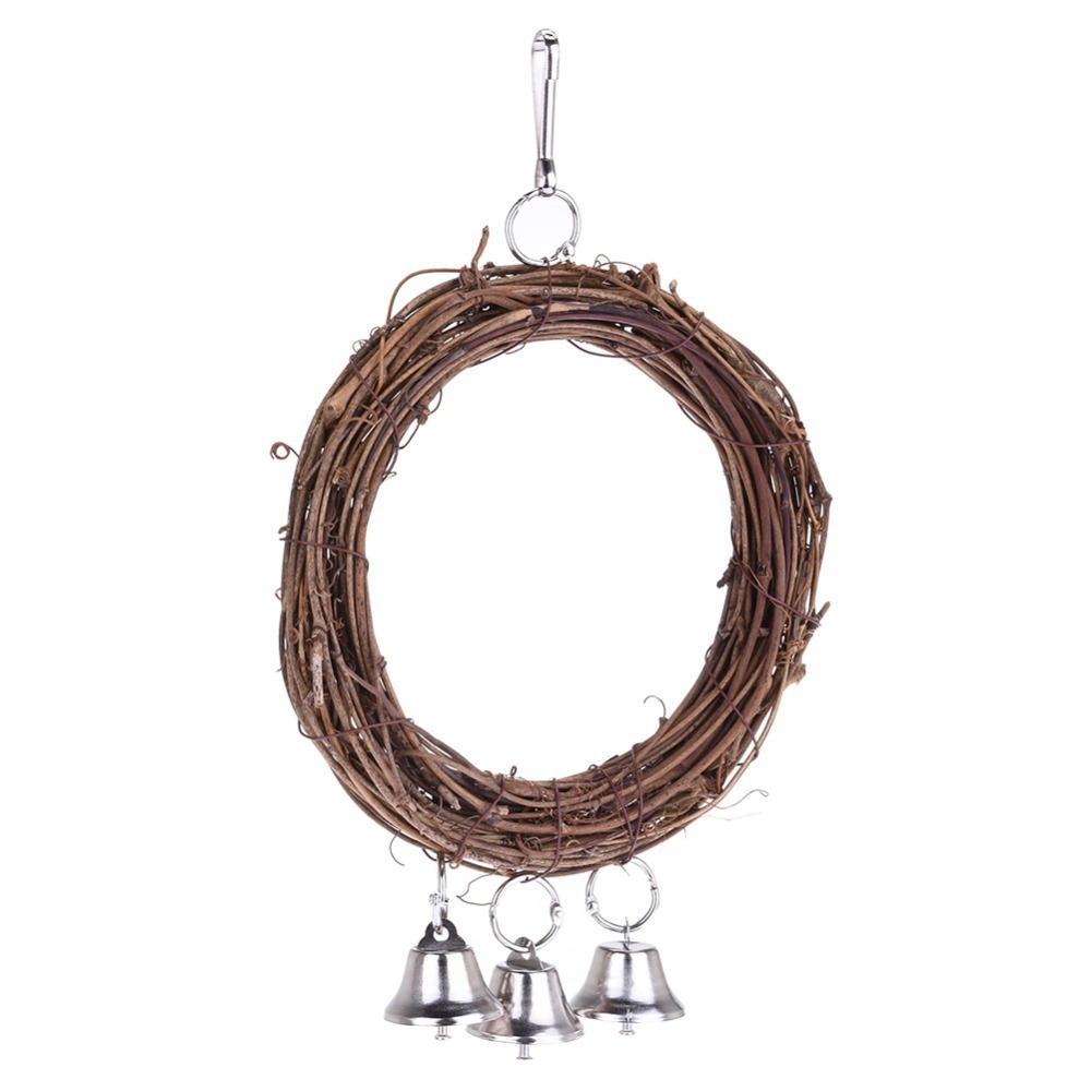 Straw-Design Bird Swing (15 [cm])