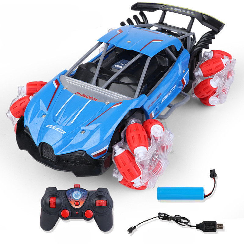 Climbing Speed Rotating Four-Wheel Drive Stunt Drift Gesture Remote Control Car (A)